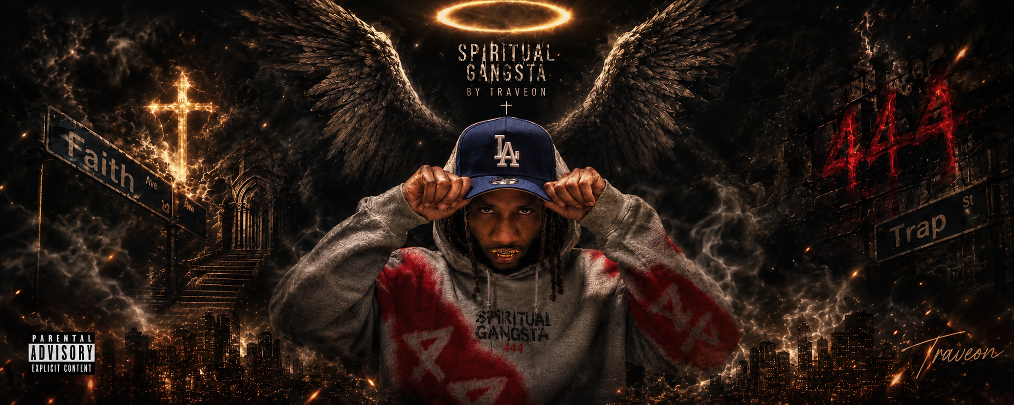 Spiritual Gangsta: Halo of Ashes artwork by TraveOn